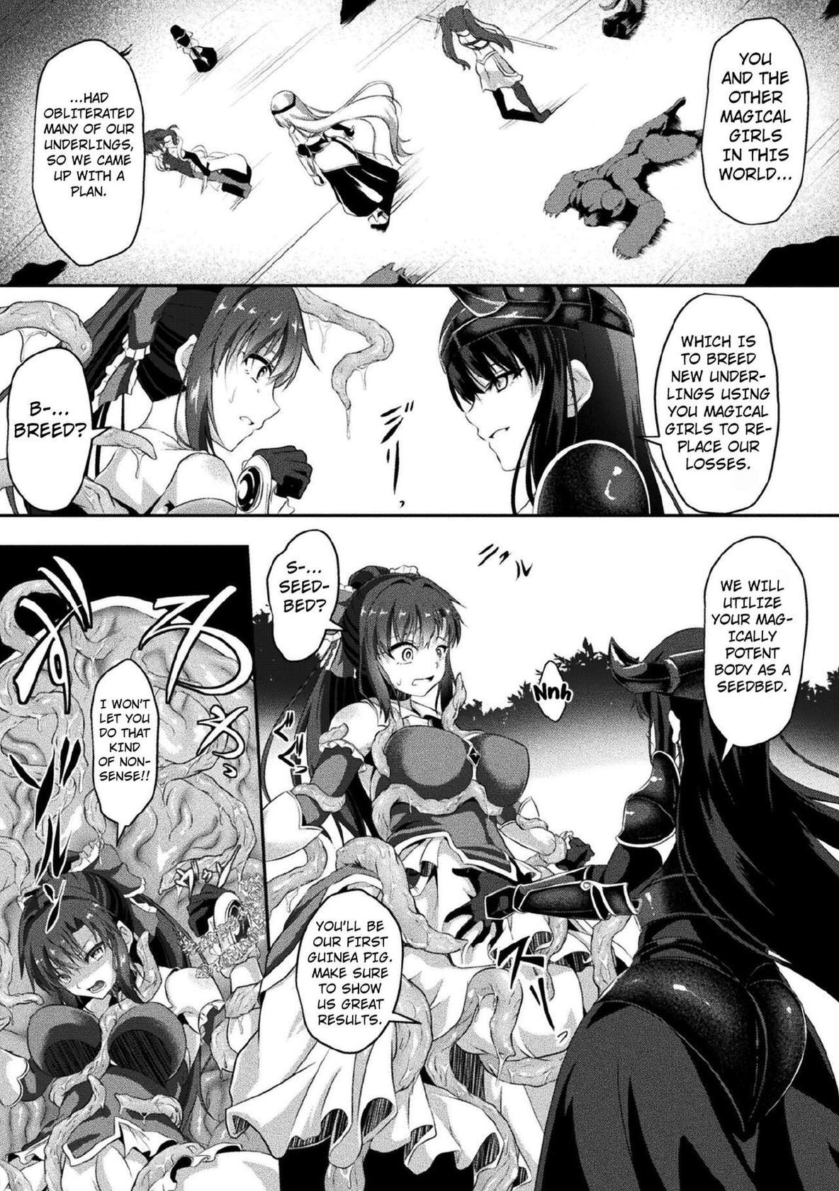 [Hakomaru] ~Mahou Kenshi Shokujoku no Kokuin~ | The Magical Pugilist ~Engraving of Tentacle Disgrace~ (Kukkoro Heroines Vol. 11) [English] [Kuraudo] [Digital]