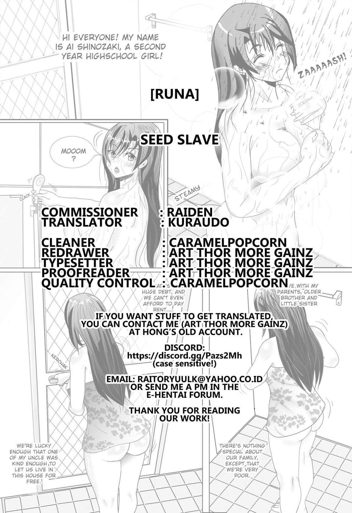 [Runa] seed slave   (Harami Otome wa Kaikan Gurui) [English] [Kuraudo] [Digital]