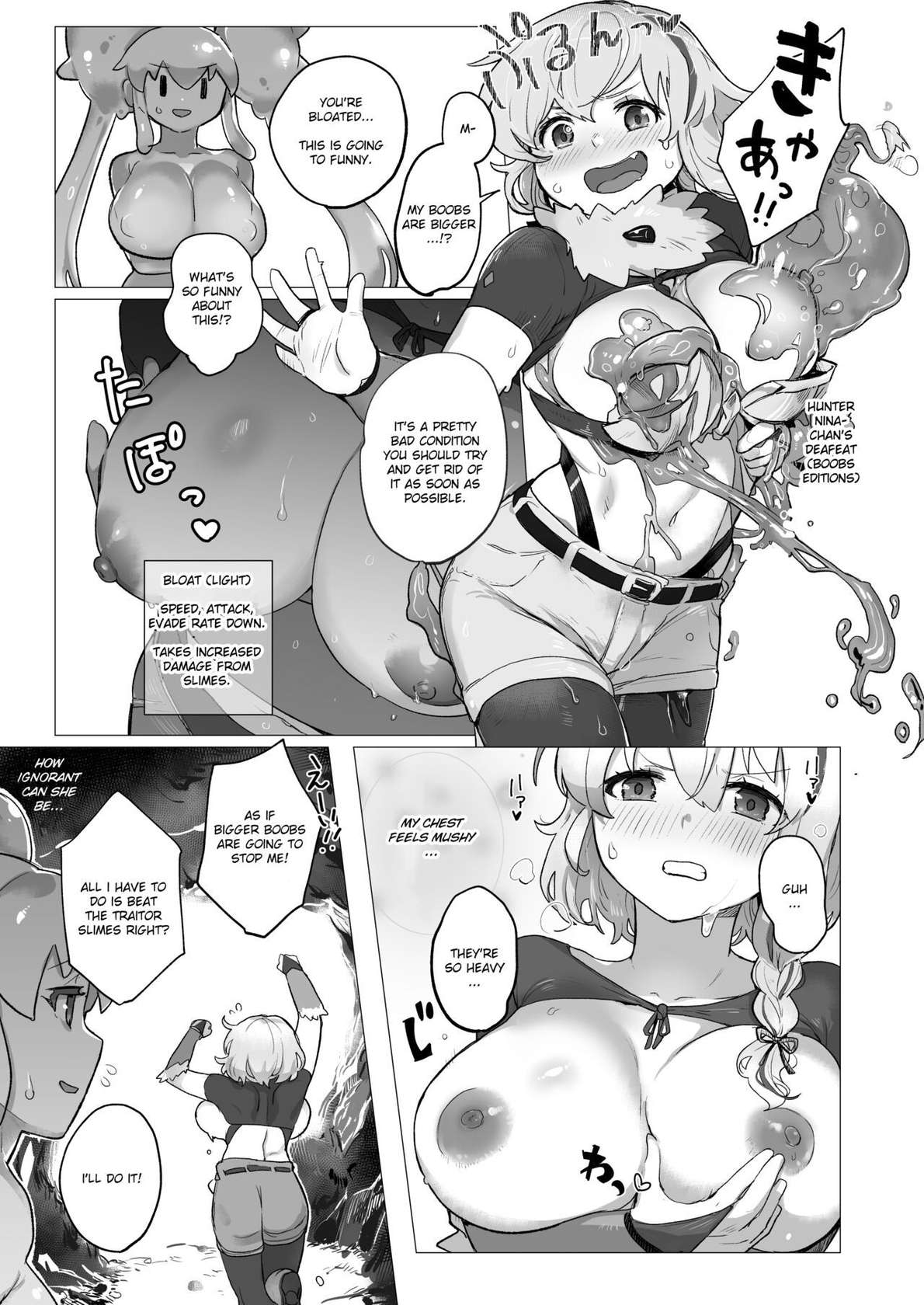 [Slime Yuriverse (Sharia, Aimitsu)] Slime Hunter Nina no Juhon (Fa Zin) Vol.1 | Slime Hunter Nina's Cursed Book (Fanzine) Vol.1 [Digital] [English]