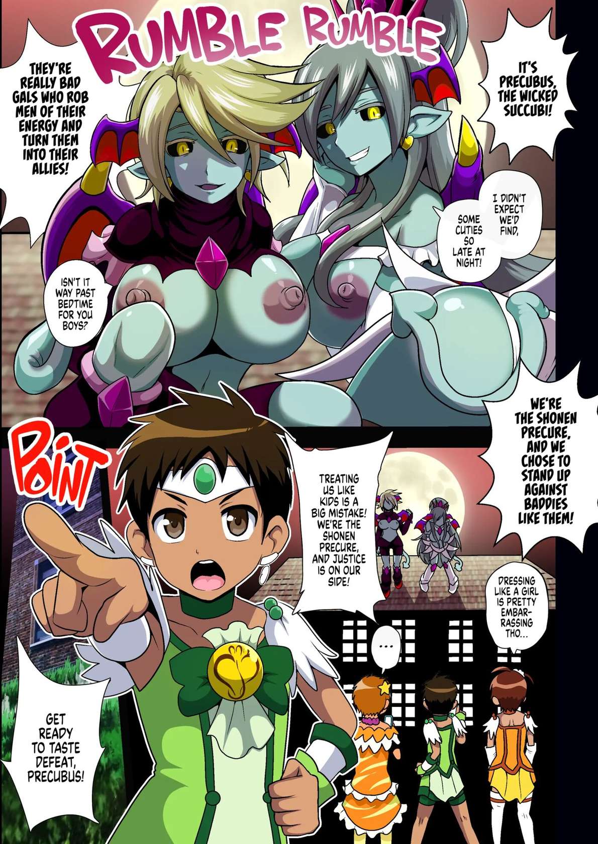 Succubi Precubus vs Shota Cure [Oneshot]