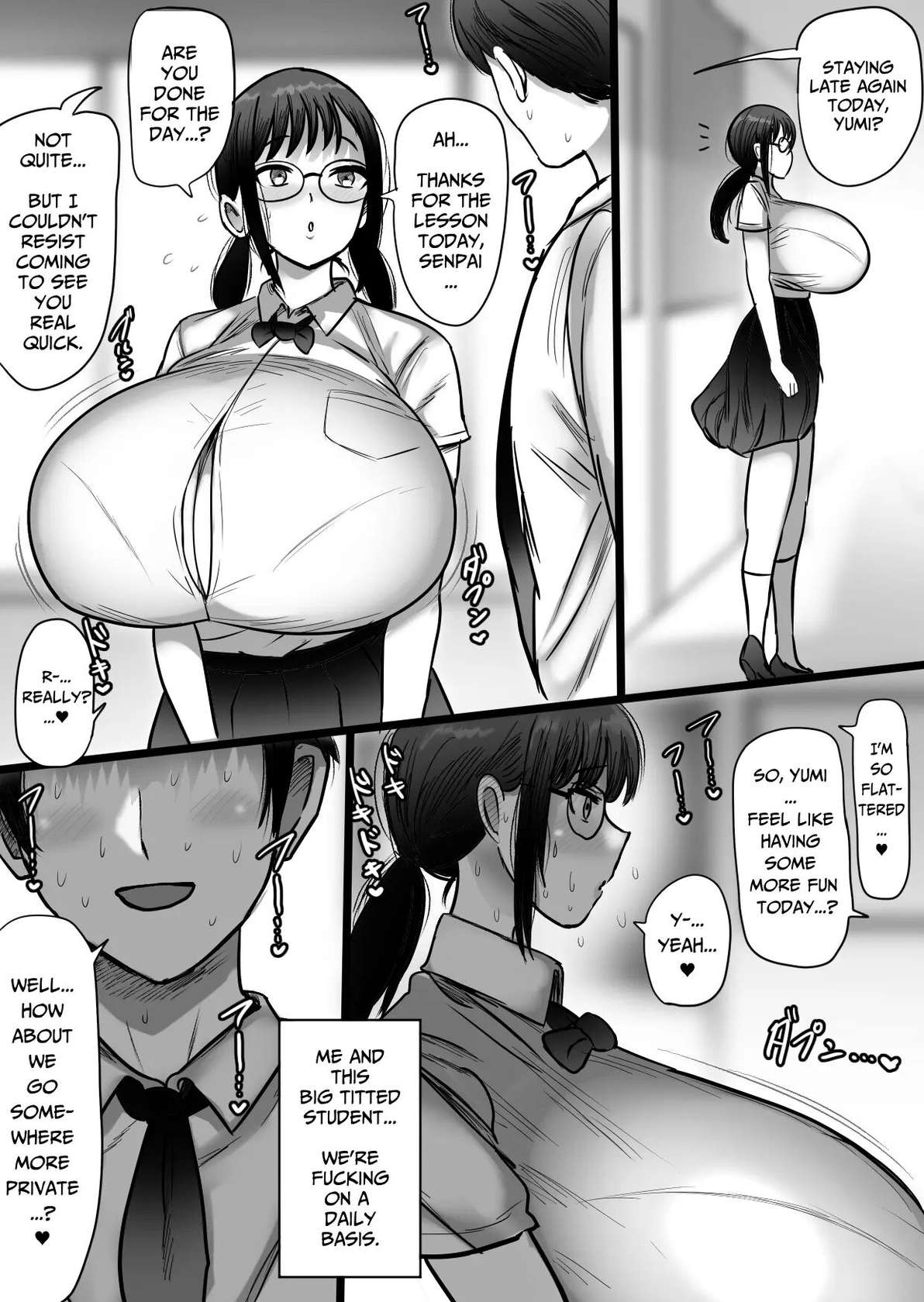 Orikou Jimi Megane Bakunyuu To No Furin Koubi [Oneshot]