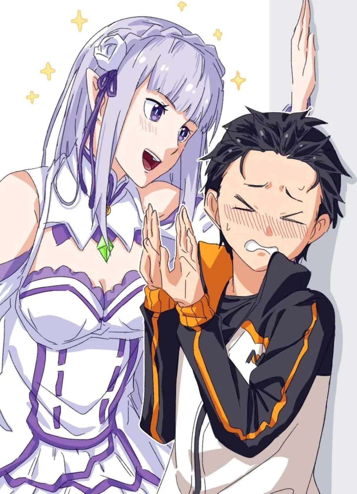 [Angel] Emilia x Subaru, Rem x Subaru