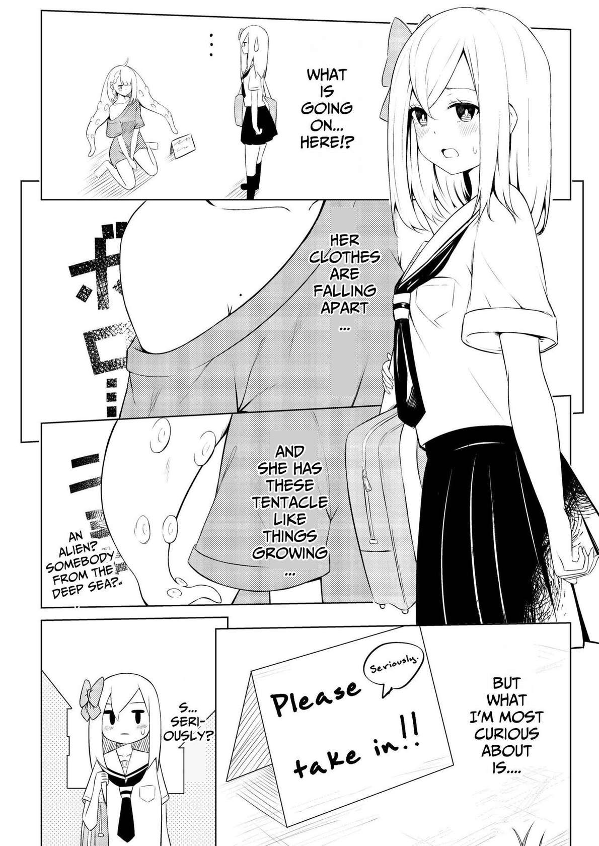 [Sakura Yuu] Syokusyu Syouzyo Hiro I Masi Ta. | I Picked Up A Tentacle Girl. [English] [BlinkT]