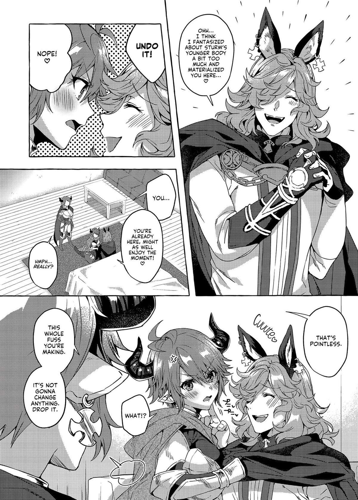 (C99) [Hachimitsu Romance (Eno Yukimi)] Kako to Ima no Yokubari Set de Onegaishimasu!! | Her Present and Past Are Mine to Fuck!! (Granblue Fantasy) [English] [Shiromaru] [Decensored] [Digital]