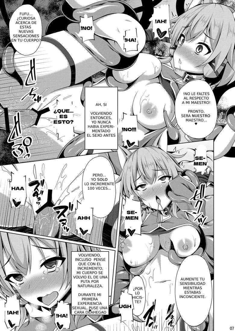 (Mega Akihabara Doujinsai 3) [Imitation Moon (Narumi Yuu)] Cool na Kanojo wa Mou Ore ni wa Hohoende kurenai... (Sword Art Online) [Spanish] [Neko-sensei] [Digital]