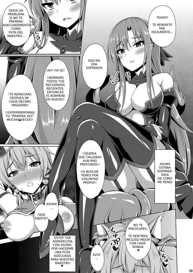 (Mega Akihabara Doujinsai 3) [Imitation Moon (Narumi Yuu)] Cool na Kanojo wa Mou Ore ni wa Hohoende kurenai... (Sword Art Online) [Spanish] [Neko-sensei] [Digital]