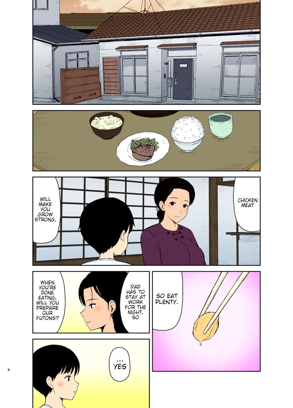 [Saitou Renji] Haha Naru Nichijou | Everyday of a Mother [English] [Poranya] [Colorized]