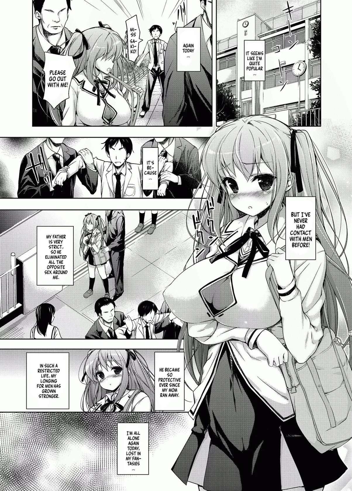 [Massaratou (Motomushi)] Ojou-sama to Kabe no Ana. [English] [NonoScans] [Digital]