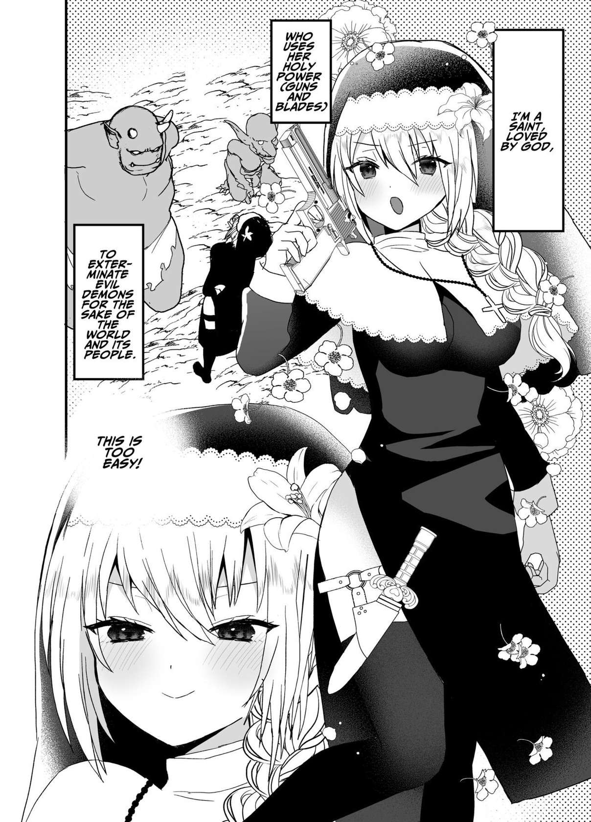 [Charrimanken] Seijo-chan wa Kichiku Kyuuketsuki no Inran Choukyou ni Zettai Makenai! | A Holy Woman Would Never Succumb to the Lewd Training of a Fiendish Vampire! [English]