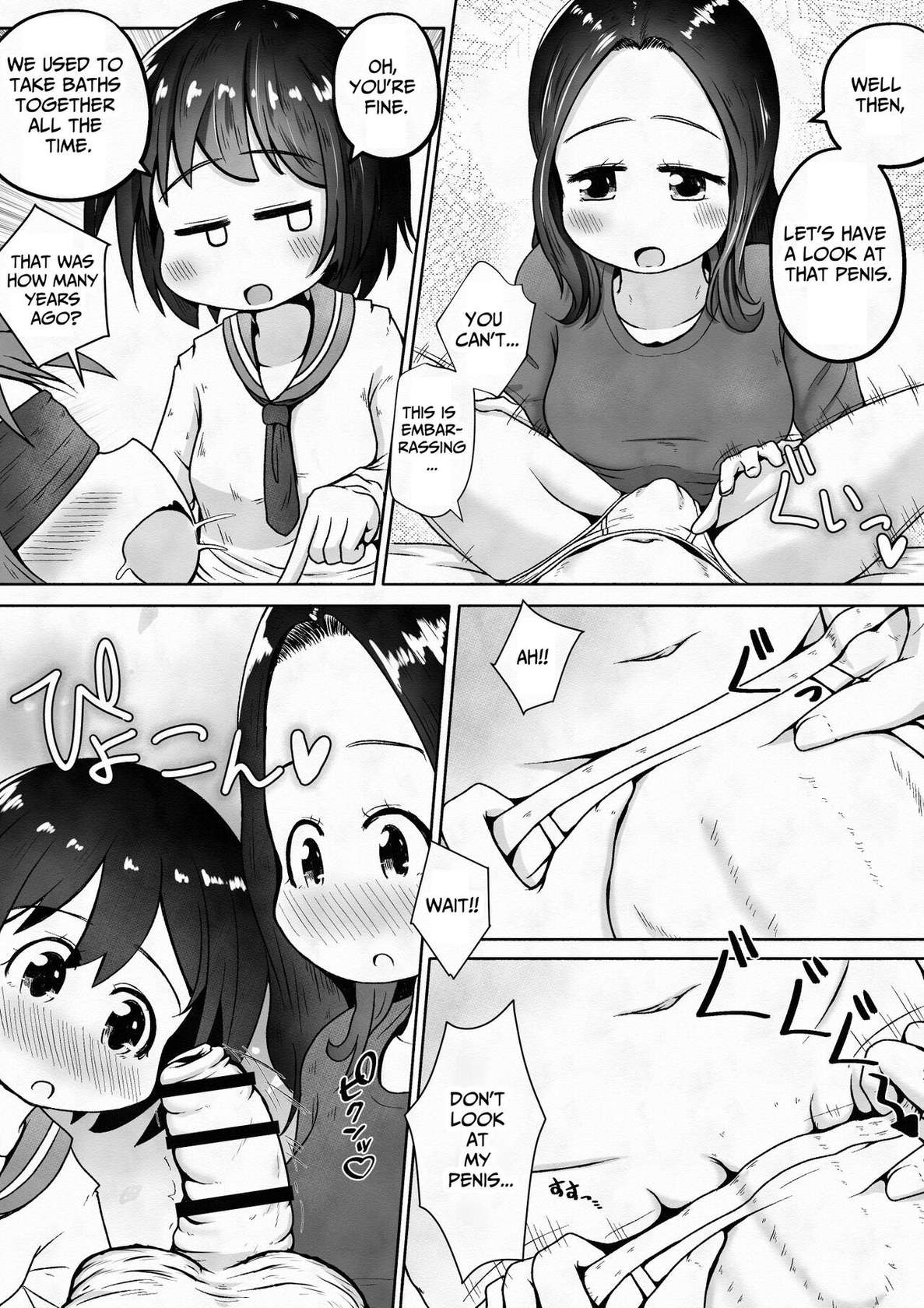 [Ecchi Ecchi Daifuku (Neko Daifuku)] Otoko no Ko ga Osananajimi no Shimai ni Kairaku Choukyou Saserareru Ohanashi | Pleasure Training By Two Sisters [English] [TsukiNet]