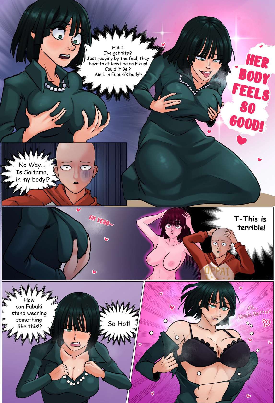 Fauzy: Fubuki & Saitama bodyswapped! (Ver.2) (One Punch Man)