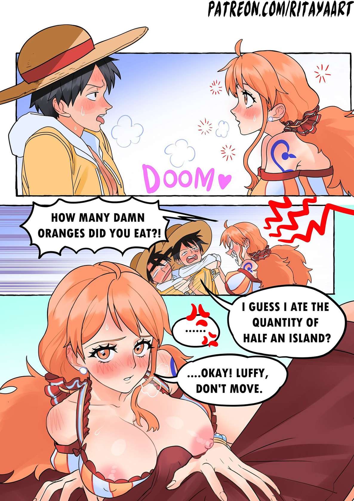 [Rita Ya] The Shipwrecked Deserted Island Incident (One Piece)