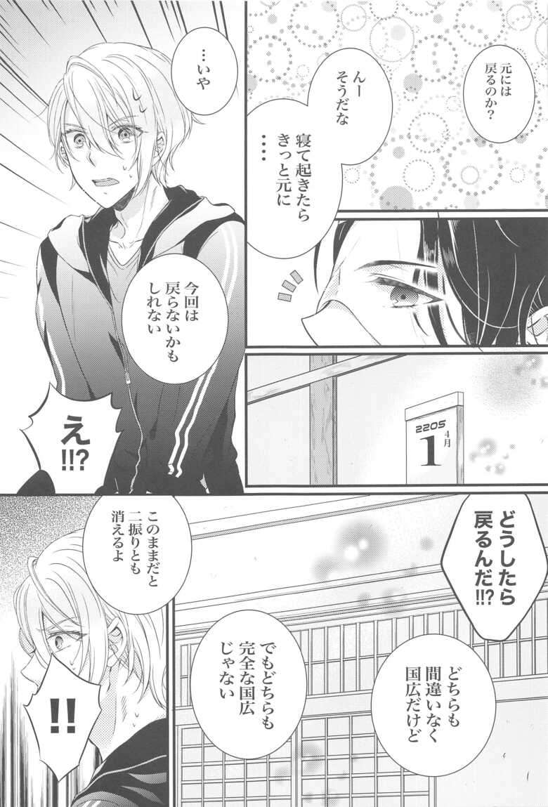 (Kogane Utsusu wa Ruri no Naka 7)  [Doncocco* (Donco)]  Docchi ga Ii no!? (Touken Ranbu)