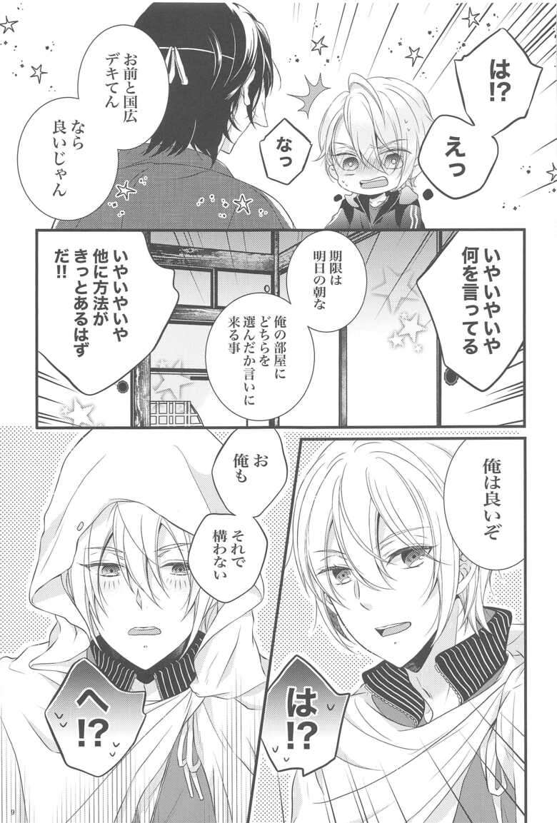 (Kogane Utsusu wa Ruri no Naka 7)  [Doncocco* (Donco)]  Docchi ga Ii no!? (Touken Ranbu)