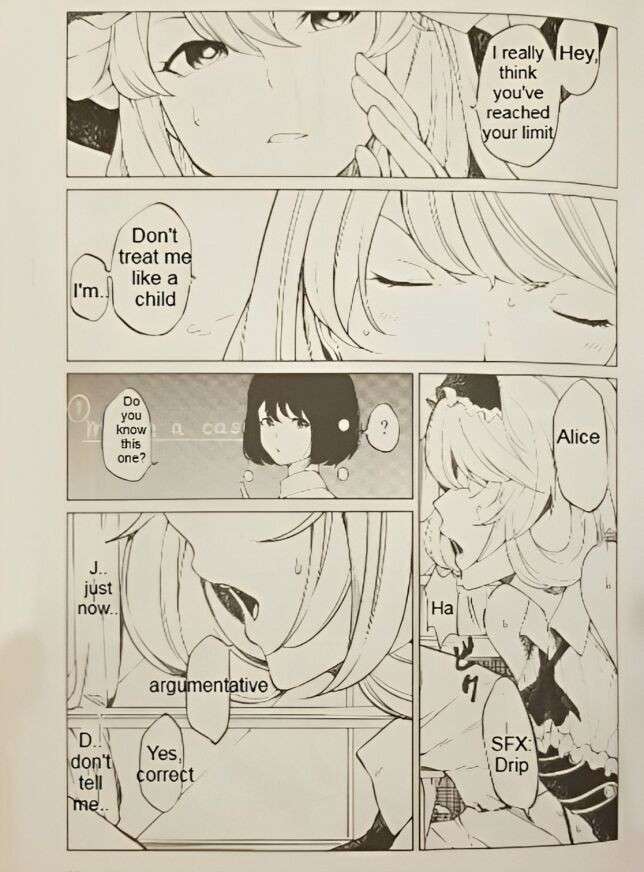 I want to go to the bathroom! Alice version [English]