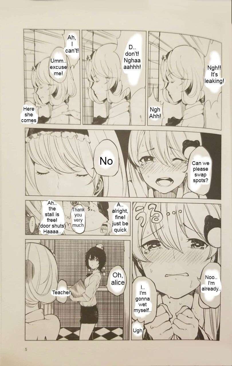 I want to go to the bathroom! Alice version [English]