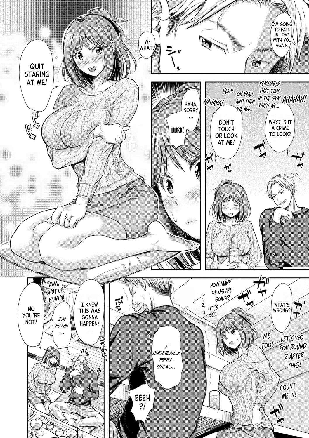 [Shirono Mahiro] Tsuma o Dousoukai ni Ikasetara - After my wife went to a reunion... ch.1 [English] [desudesu] [Digital]