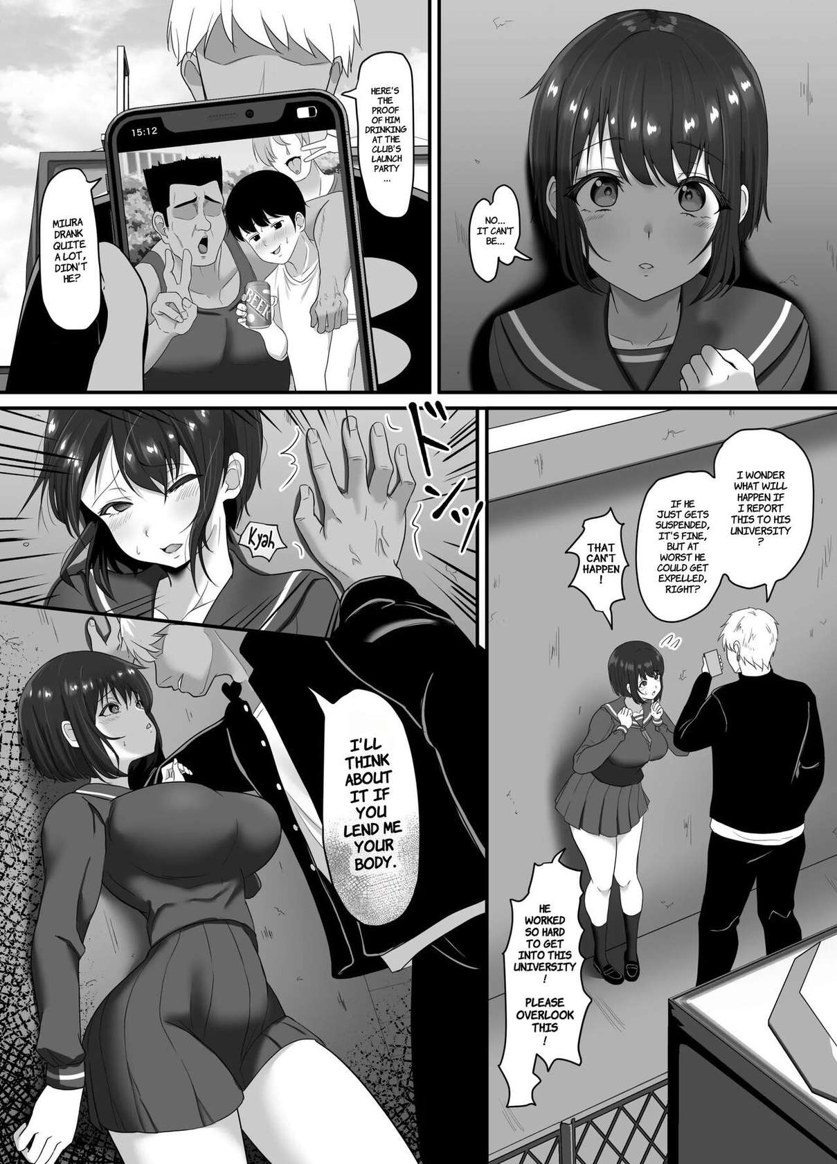 [Sora Paprika] Corrupted Innocence - A story about a long-distance, pure and innocent girlfriend being defiled by a playboy. [English] [Comoop]