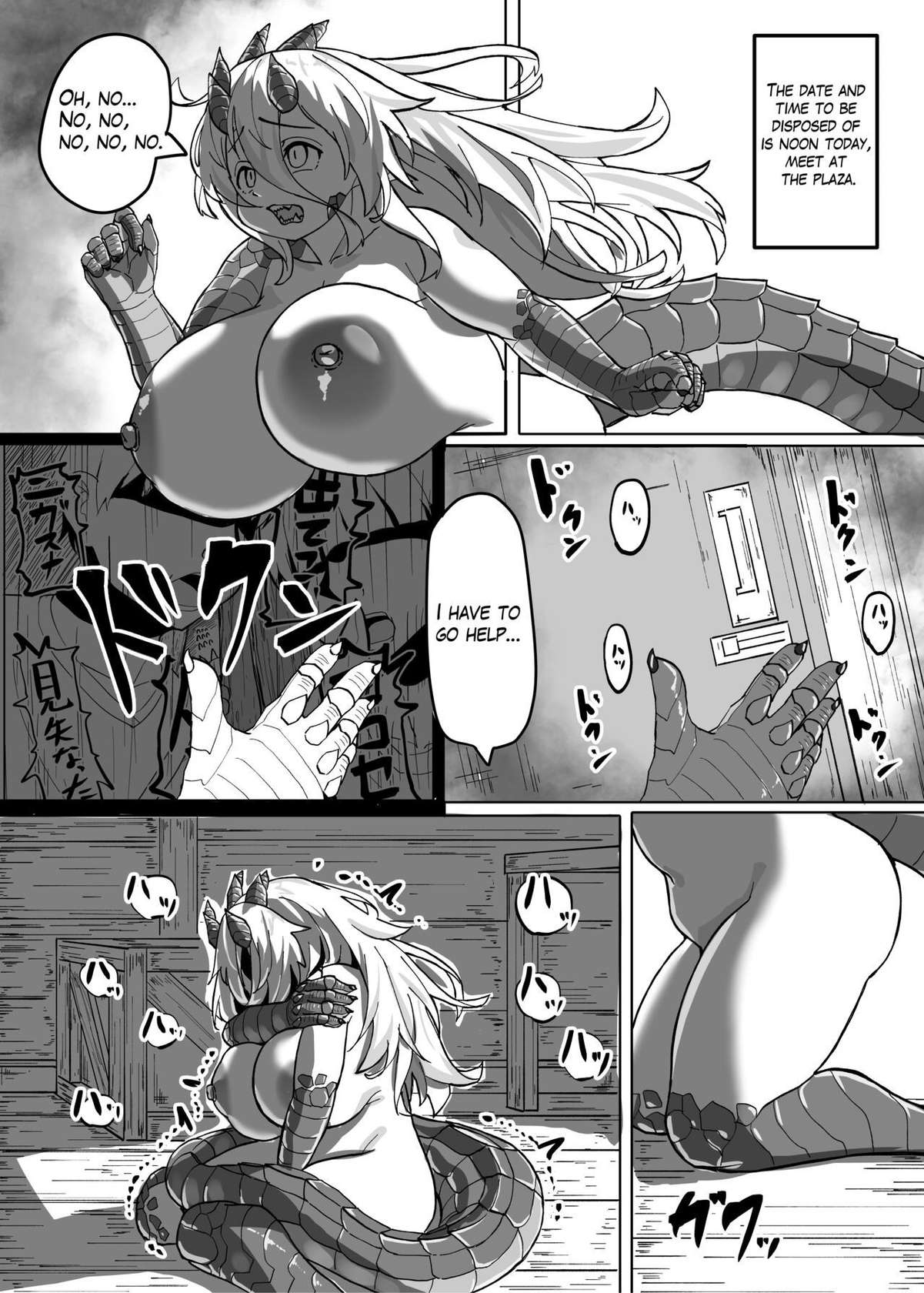 [Saikutsu Kichi (Kagarimachi Konatsu)] Because That Night Was The Happiest They've Ever Been - Persecuted Dragon Girl and an Assassin at His Limit Forget Human Speech and Have Beastly Sex[English] [Digital]