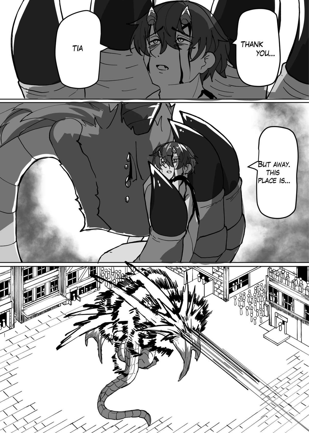 [Saikutsu Kichi (Kagarimachi Konatsu)] Because That Night Was The Happiest They've Ever Been - Persecuted Dragon Girl and an Assassin at His Limit Forget Human Speech and Have Beastly Sex[English] [Digital]