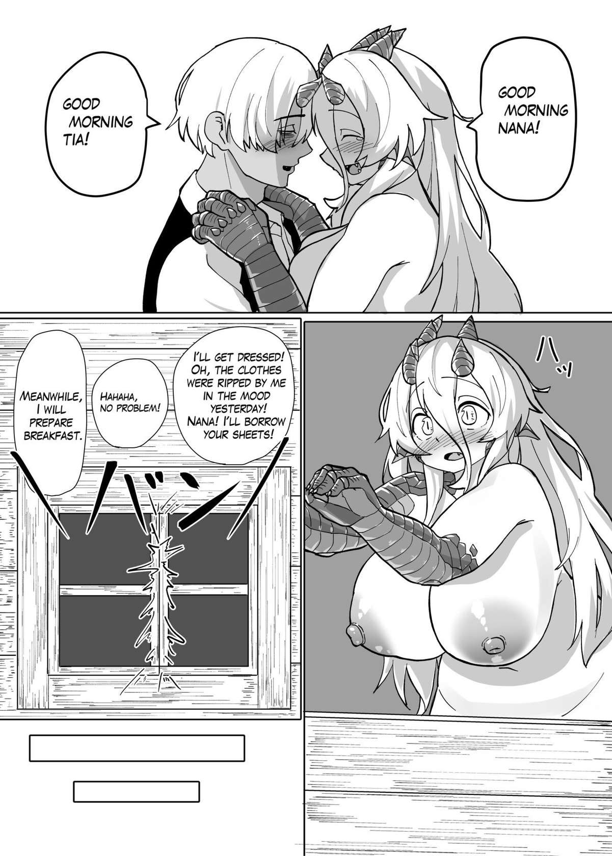 [Saikutsu Kichi (Kagarimachi Konatsu)] Because That Night Was The Happiest They've Ever Been - Persecuted Dragon Girl and an Assassin at His Limit Forget Human Speech and Have Beastly Sex[English] [Digital]