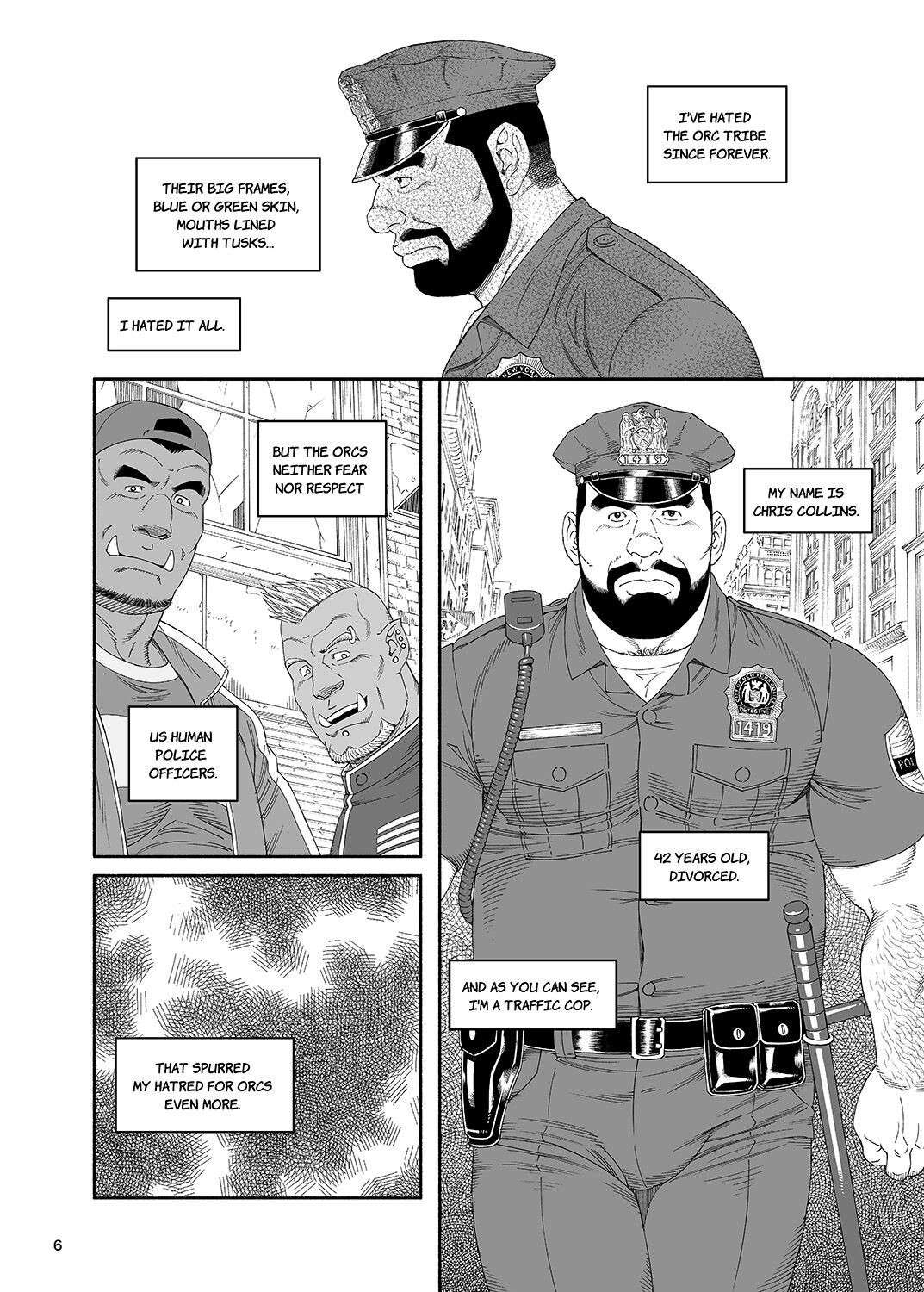 [Tagame Gengoroh] B.S.B. Big Sir's Bitches : Cop - The Case of Chris Collins[English] [Digital]