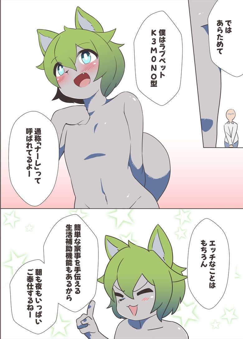 [みだてん] オスケモ♂ セクサロイドを買った話