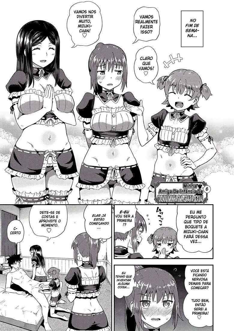 [Poncocchan] Osananajimi wa Ore no Senzoku Okuchi Maid | My Childhood Friend is my Personal Mouth Maid [Portuguese-BR]