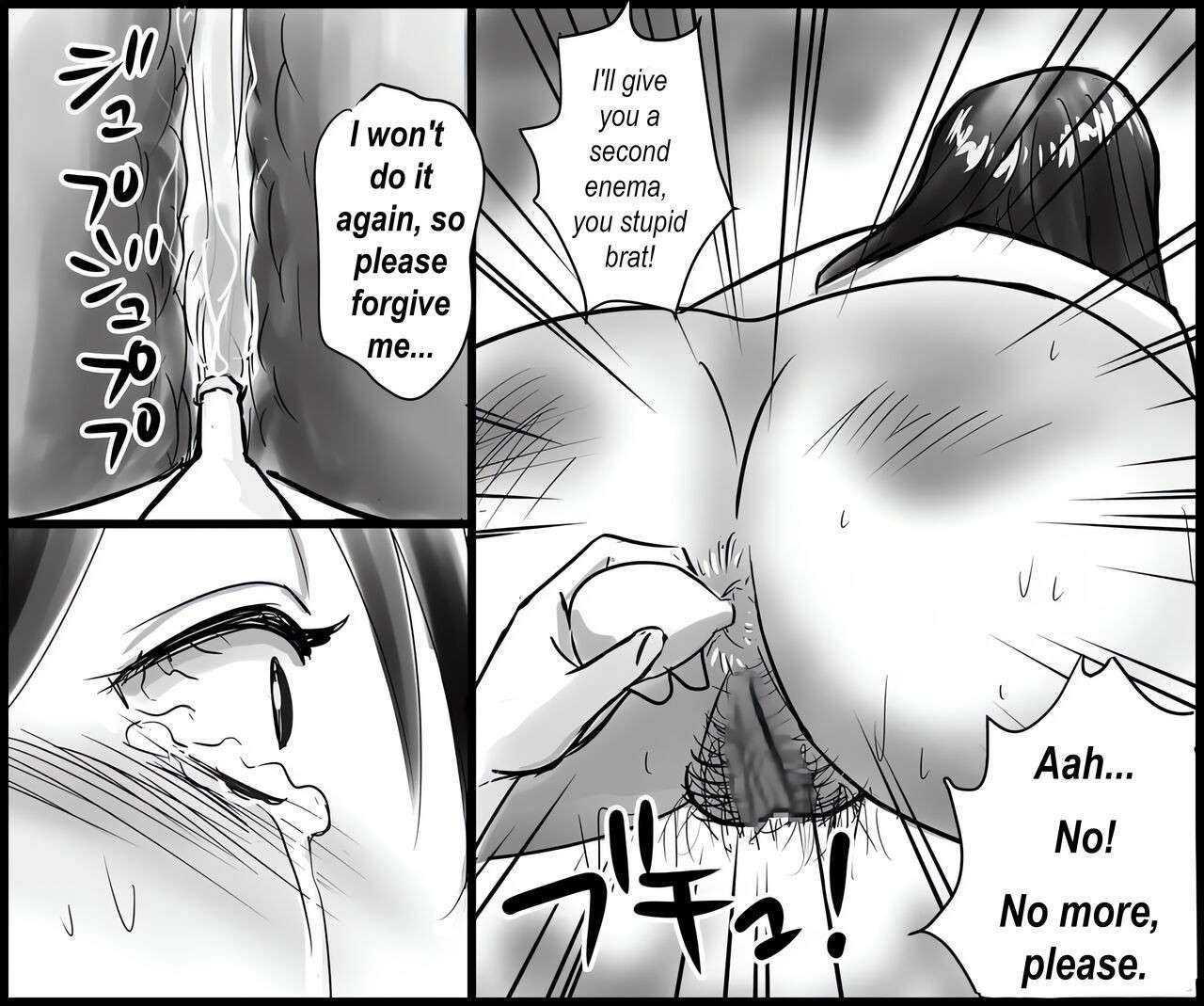 [Onna ni Yoru Onna e no Ryoujoku] Mamahaha to Imouto ni Yoru Zankoku Shuuchi Ijime | Humiliated and punished by my stepmother and stepsister [English]