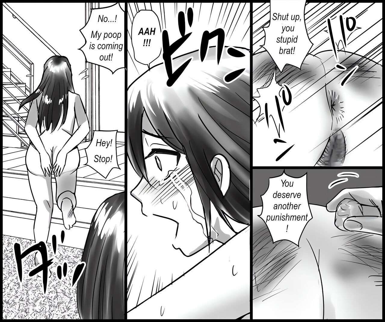 [Onna ni Yoru Onna e no Ryoujoku] Mamahaha to Imouto ni Yoru Zankoku Shuuchi Ijime | Humiliated and punished by my stepmother and stepsister [English]