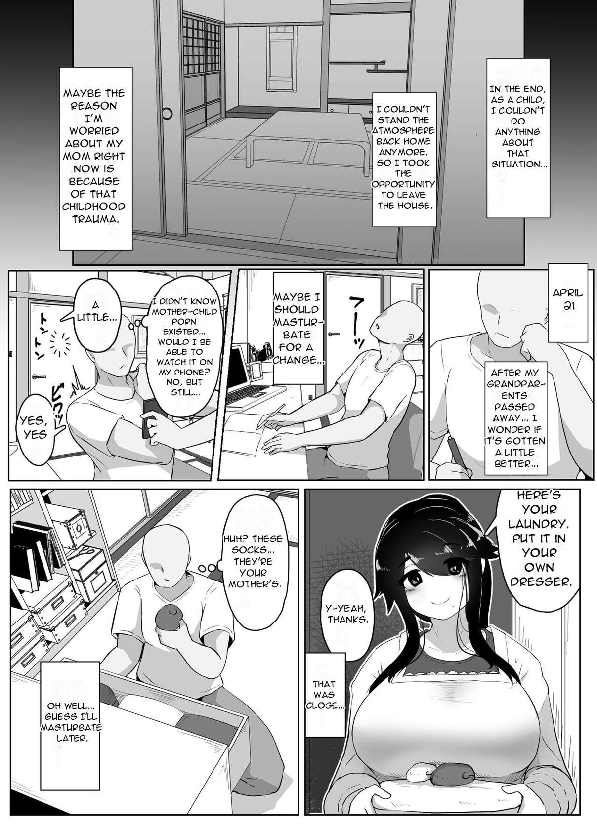 [moya] Oyasumi, Okaa-san I - Good Night, Mom I [English][DarklordMTLs]