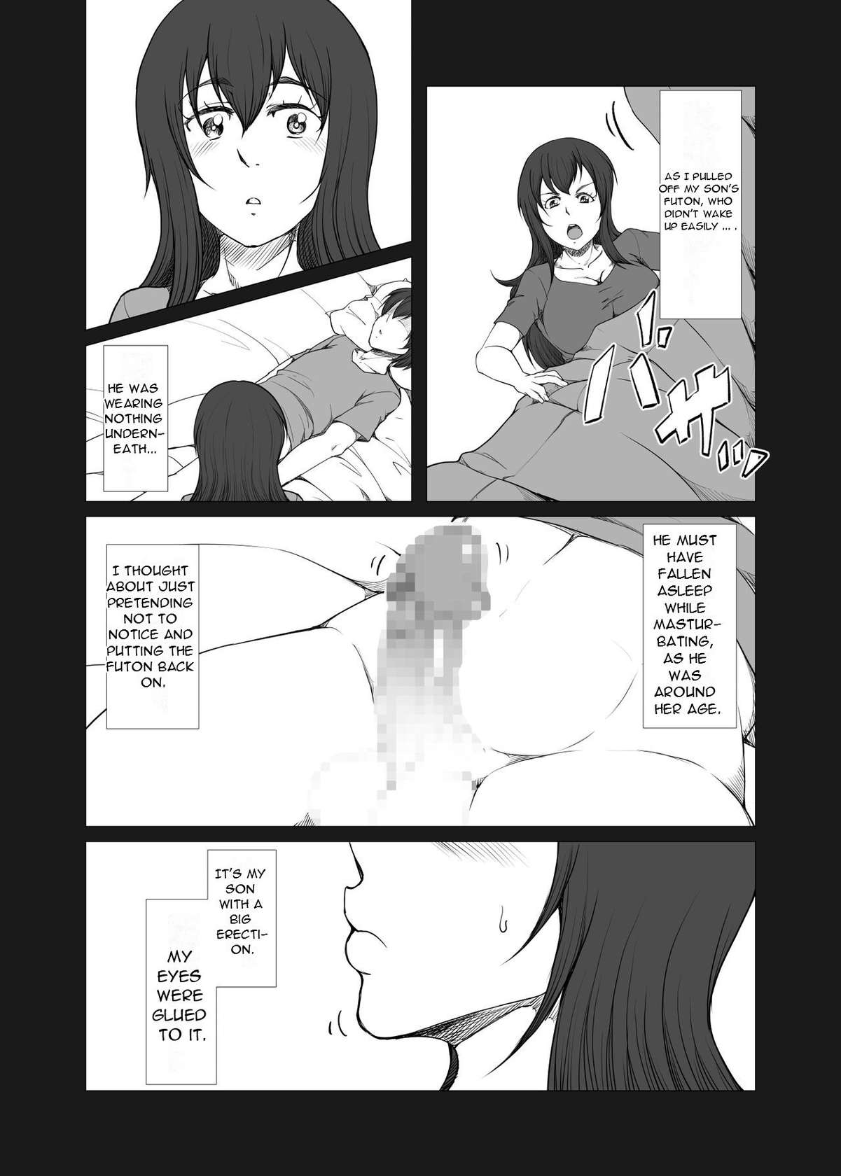 [Yanonoshiya (Yanonoshin)] Haha ga Musuko no Asadachi Chinpo ni Hatsujou! Kuchi dake de wa Gaman Dekizu Oyako de Kinshin Soukan [English][DarklordMTLs]