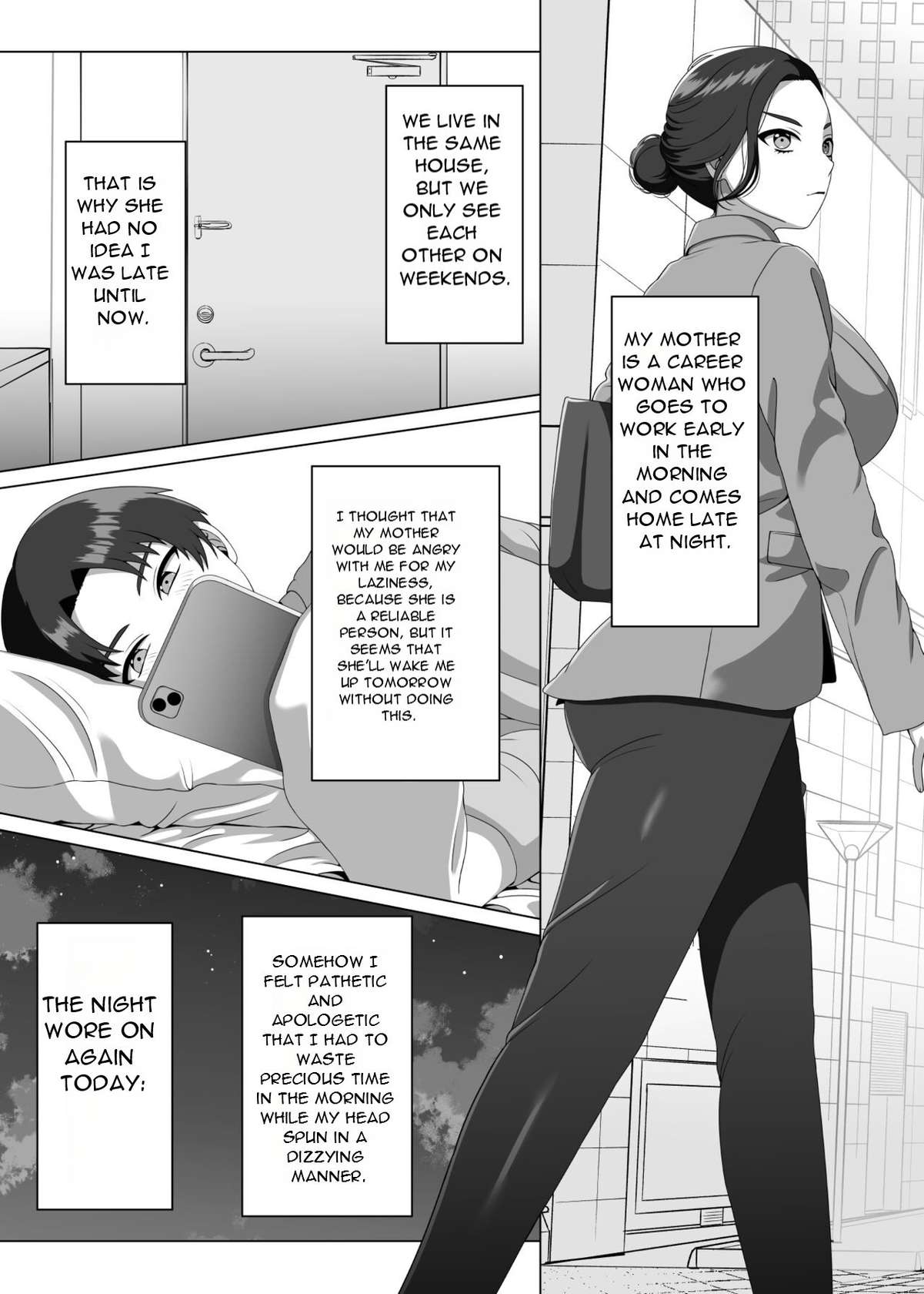 [GABUGABU (GABURI)] Musuko no Asadachi ni Doki Doki Shichau Okaa-san - A mother gets excited about her son's morning erection [English][DarklordMTLs]