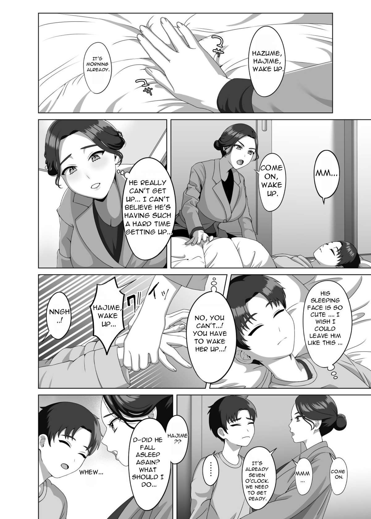 [GABUGABU (GABURI)] Musuko no Asadachi ni Doki Doki Shichau Okaa-san - A mother gets excited about her son's morning erection [English][DarklordMTLs]