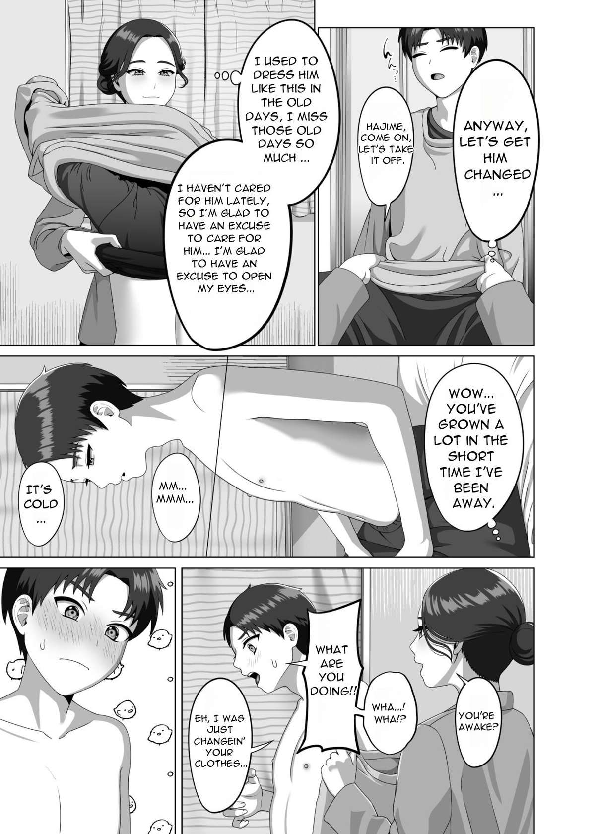 [GABUGABU (GABURI)] Musuko no Asadachi ni Doki Doki Shichau Okaa-san - A mother gets excited about her son's morning erection [English][DarklordMTLs]