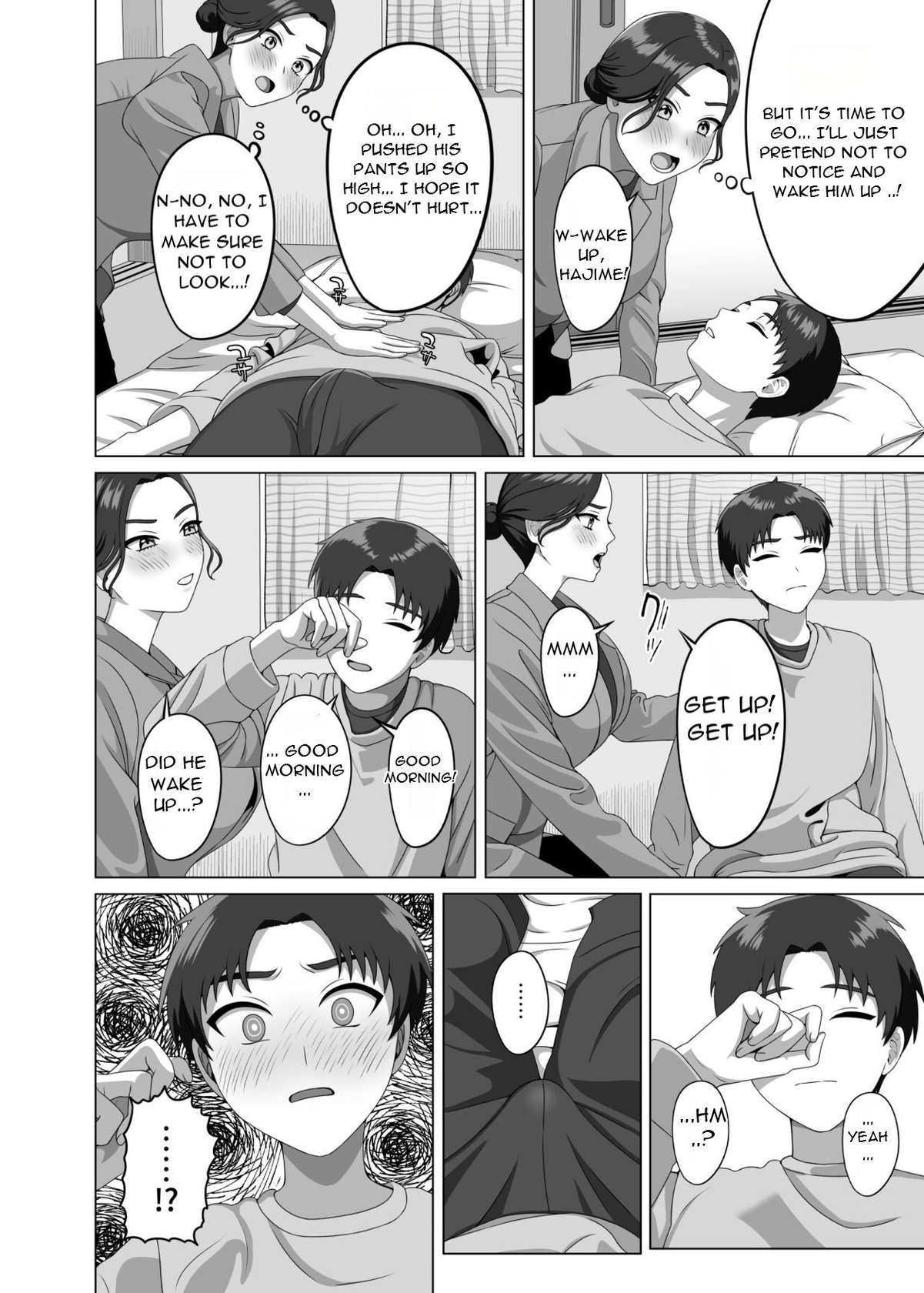 [GABUGABU (GABURI)] Musuko no Asadachi ni Doki Doki Shichau Okaa-san - A mother gets excited about her son's morning erection [English][DarklordMTLs]