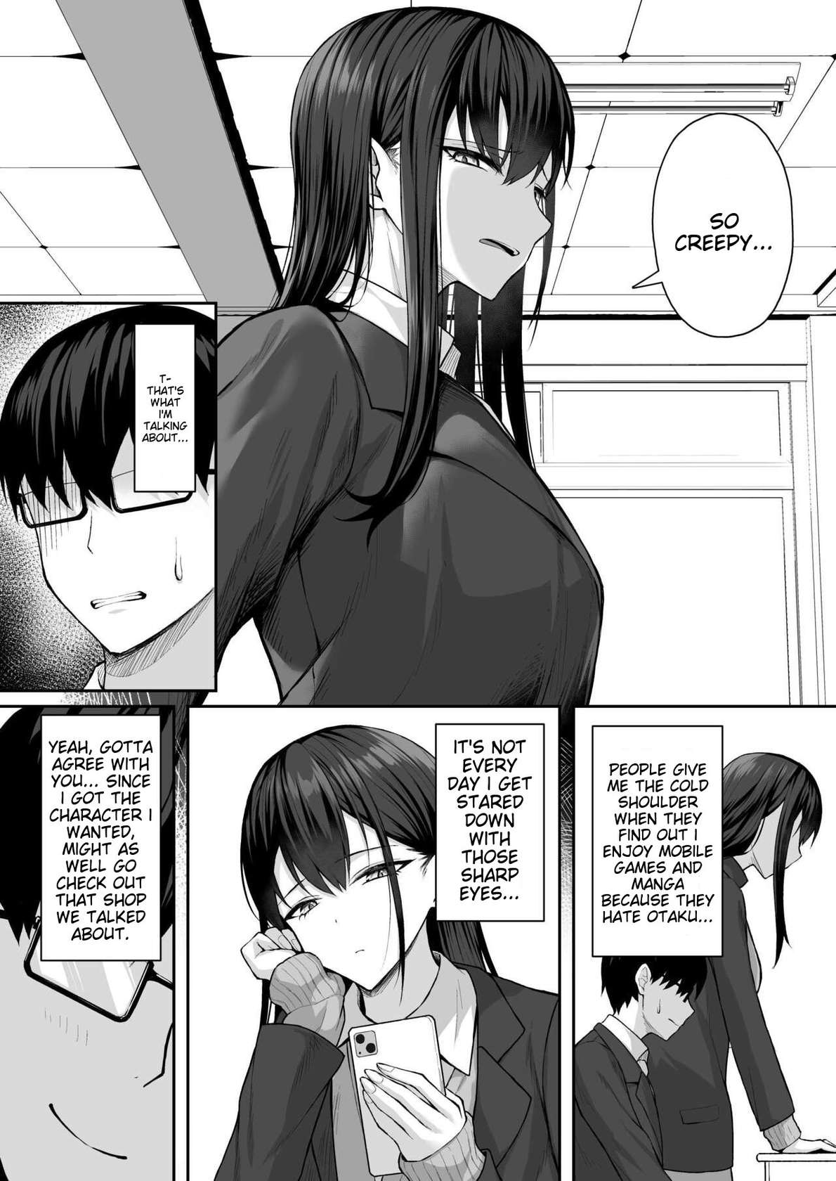 [Potato Usushio] A story about turning a gal from class into an obedient erotic maid [English] [MTL]