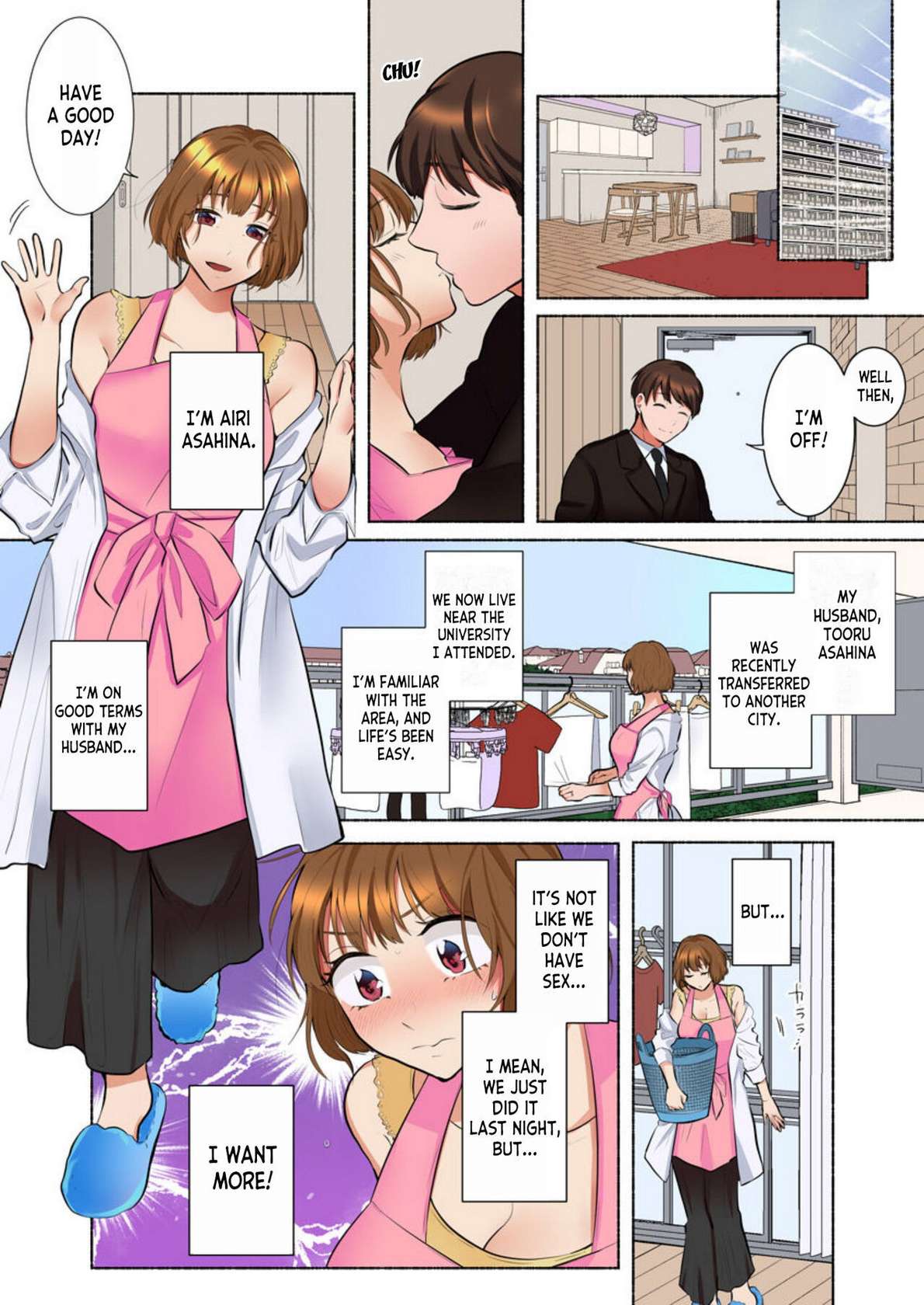 [Ika Hotaru] Rinshin wa Do S na Moto Kare Otto wo Aishiteru no ni, Uzuku Karada o Saikaihatsusarete 1 | Her Neighbor is a Sadistic Ex-Boyfriend. She Loves her Husband, but her Aching Body is Being Redeveloped 1 [English] [desudesu]