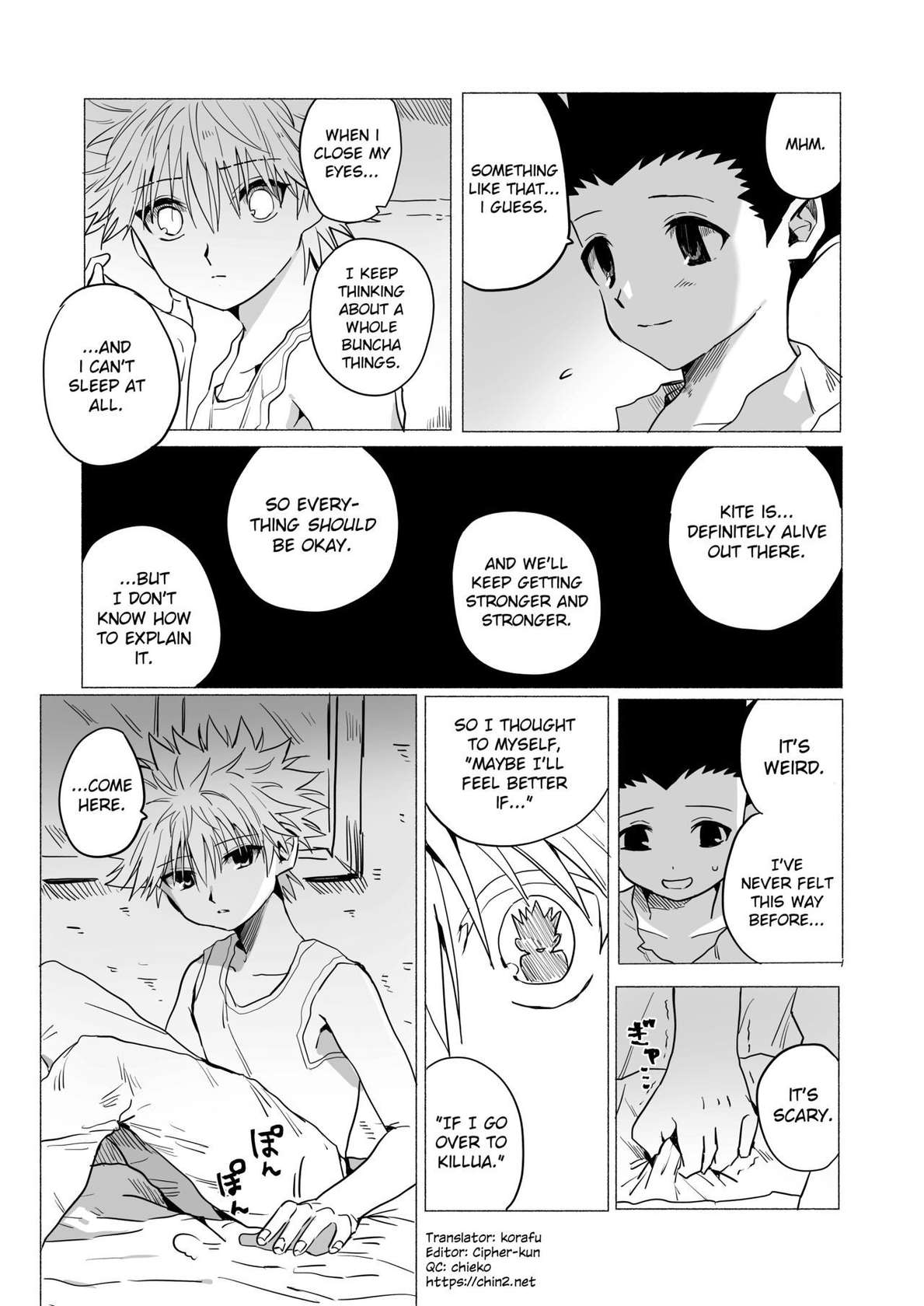 [Kouonntashitsu (Pi)] GonKil Ari-hen Utsu Eromanga | GonKilu Erotic Melancholic Chimera Ant Arc Story (Hunter x Hunter) [English] {Chin² + korafu}