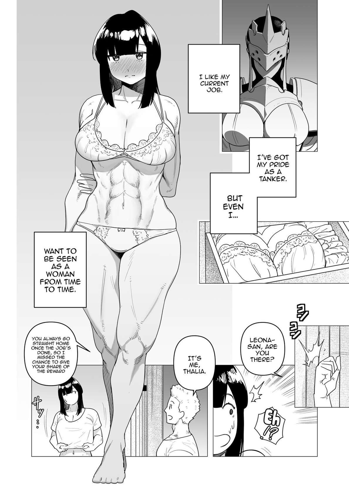 [Tsunao] Tank Onna Kishi wa Dakaretai. | The Tanky Female Knight Wants To Be Embraced [English] {Doujins.com}