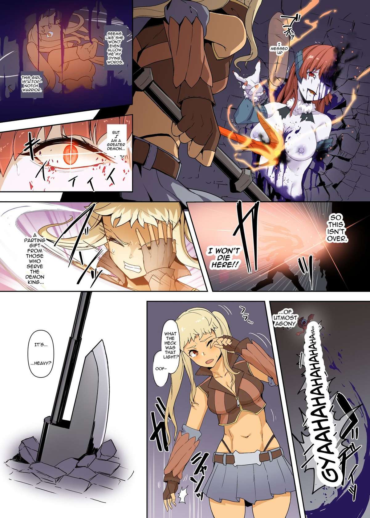 [Gotarou no All Night Fuck] Tsuyoi Onna Senshi, Inma o Taoshita Kurou ga Mukuwarezu Nikubenki ni Naru | Strong Female Warrior Defeats The Succubus But Becomes A Cumdump Anyway [English] [Vedarix] [Digital]