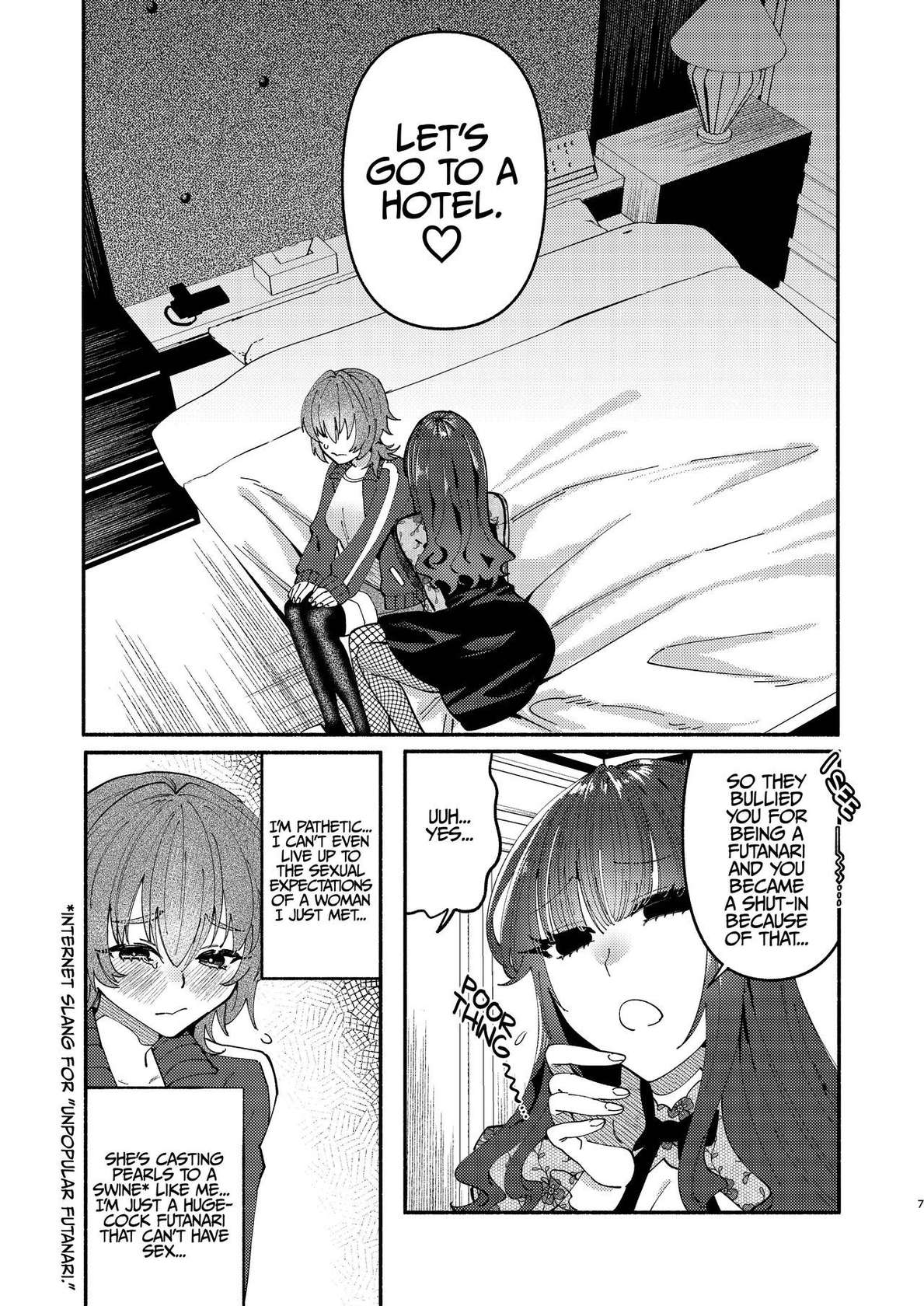 [Hidarimigi (Nitouhen)] A Futanari Gets Picked-Up, Deep-kissed, & Fucked Into Marriage By An Older Lady [English] [Iulius]