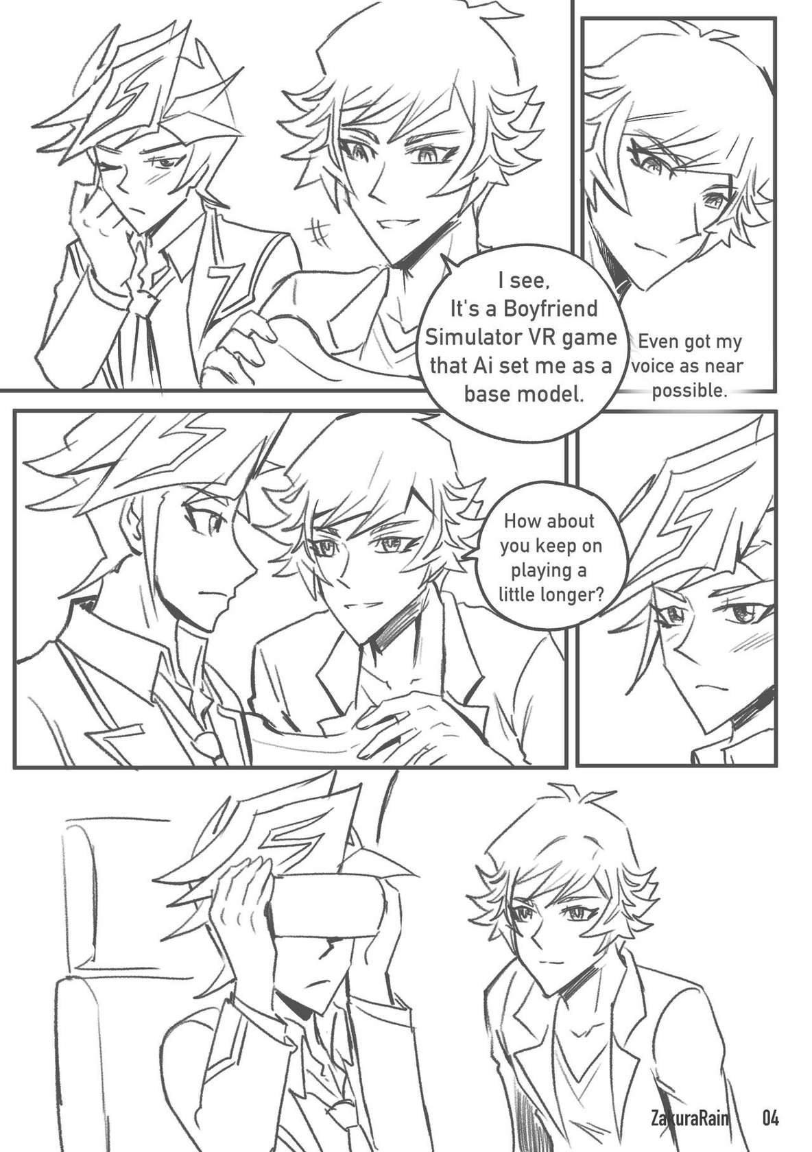 [ZakuraRain] VR Boyfriend (Yu-Gi-Oh! VRAINS) [Digital] [English]