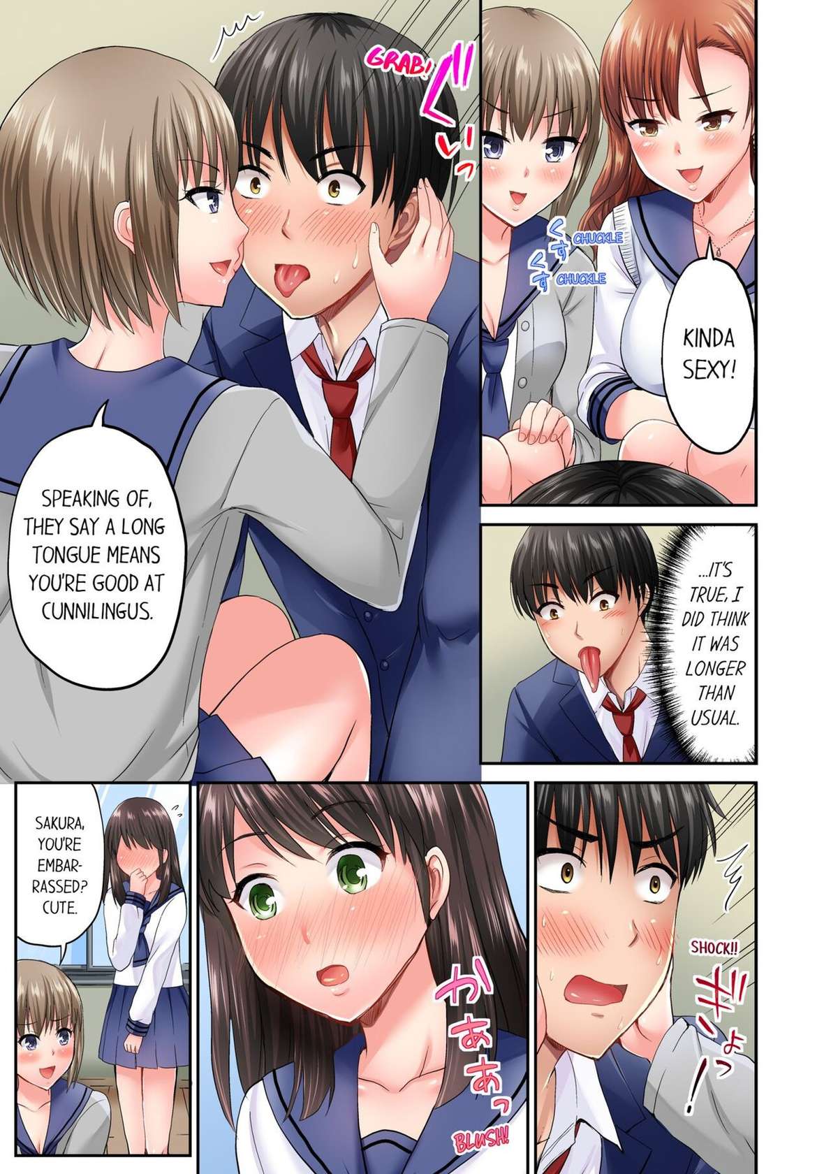 [Takayama Non] Pashiri no Shita Teku, Yabaitte... ~ Ebi Sori Iki Suru Namaiki Gyaru 1 | Bullied Boy's Tongue Revenge 1 [English] [Descensored]