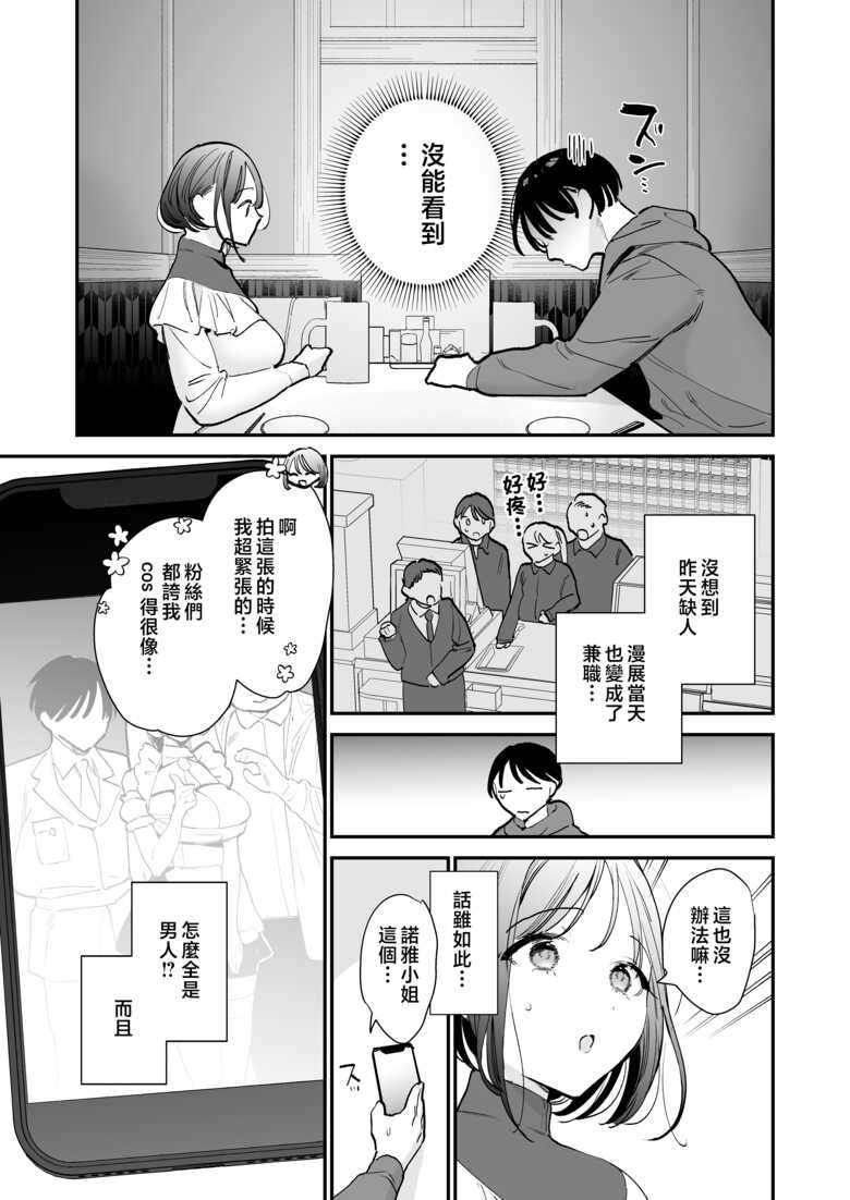 [amaTOUsengen (Tou)] Kyonyuu Otaku Joshi to Otomari CosPako After [Chinese]