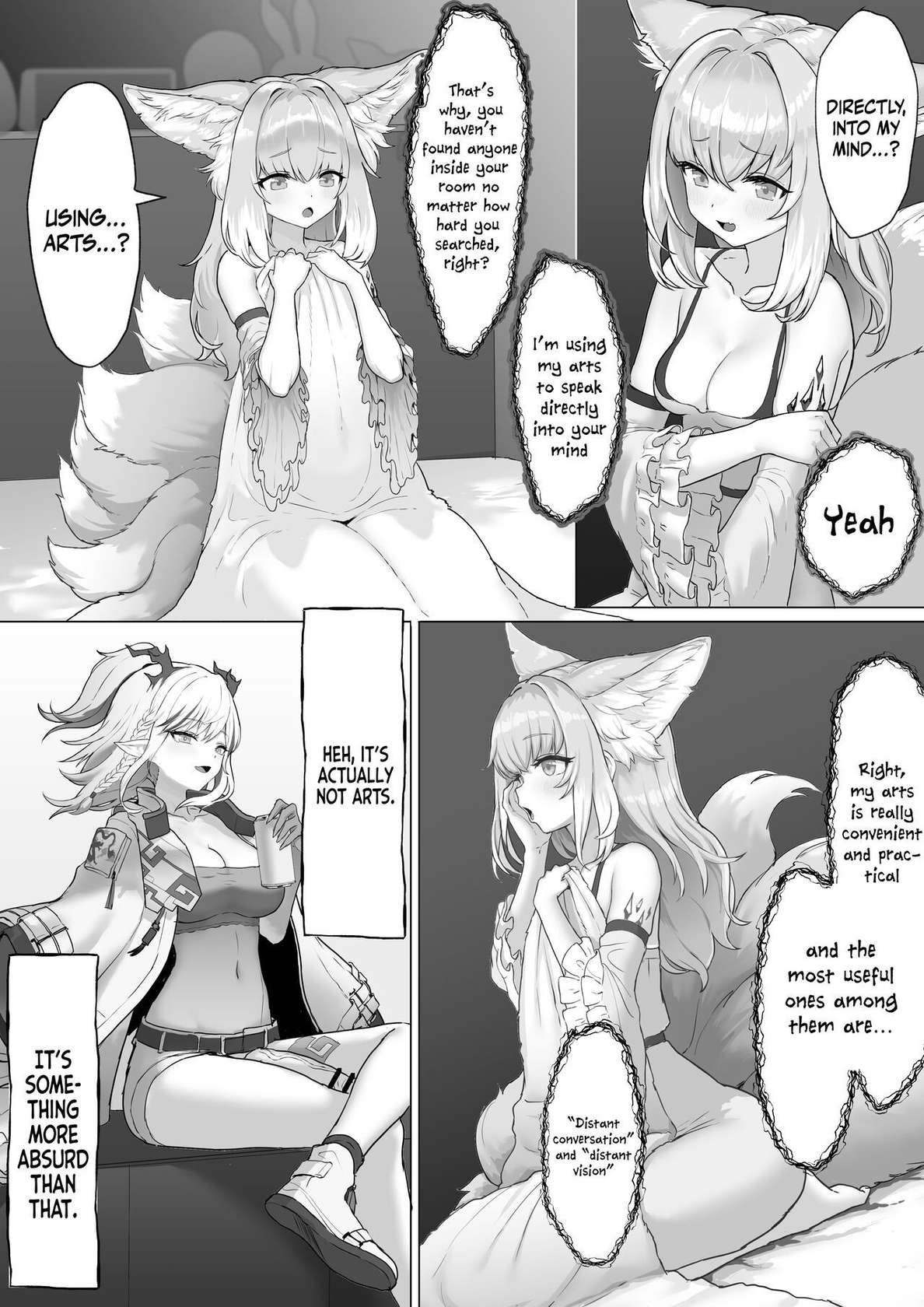 [Blacktan] Futanari Suzuran-chan (Arknights) [English] [Doujins.com]