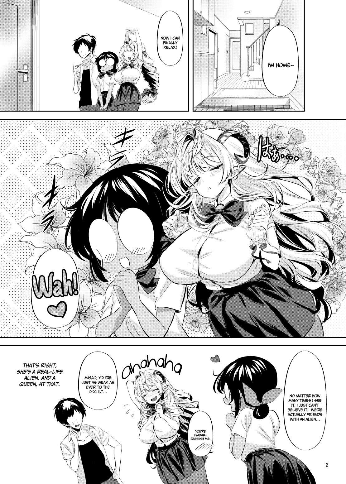 [Kaeru wa Nani Yatte mo Erai!! (Manyuu Kaeru Tasuke Sansei)] Having Sex Alone With My Childhood Friend Despite The Three of Us Living Together [English] [Doujins.com]