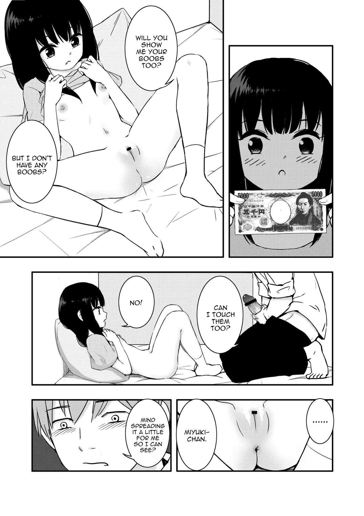 [DomoDomo (Domo)] Otonari-san no Ko ni Ichiman Yen Agetara Iroiro Yarasetekureta | When I Gave the Neighbor Girl Ten Thousand Yen, She Let Me Do All Sorts of Stuff to Her.  [English] [Doujins.com]