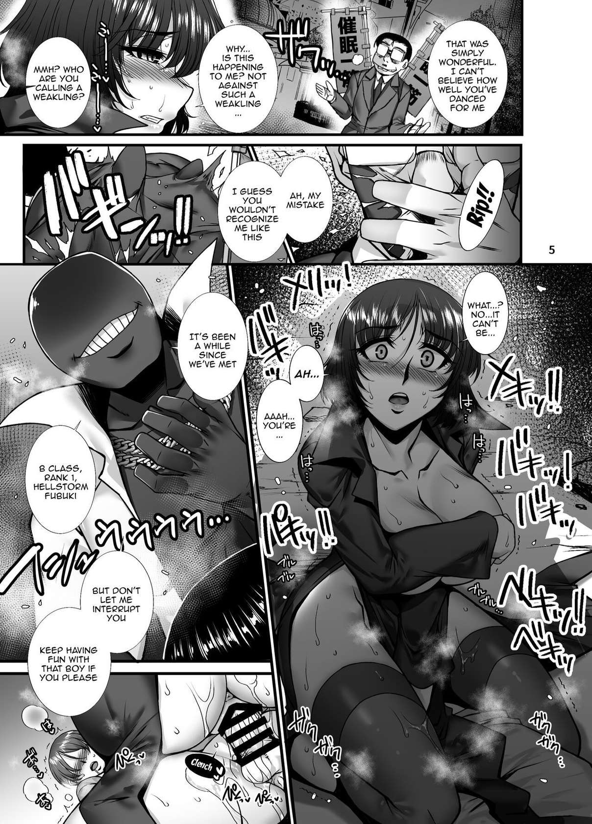 [H.B (B-RIVER)] Fubuki Ranshin Kouhen "B-kyuu 1-i Hero ga Dosukebe Saimin nanka ni Makeru hazu ga......" (One Punch Man) [English] [Doujins.com] [Digital]