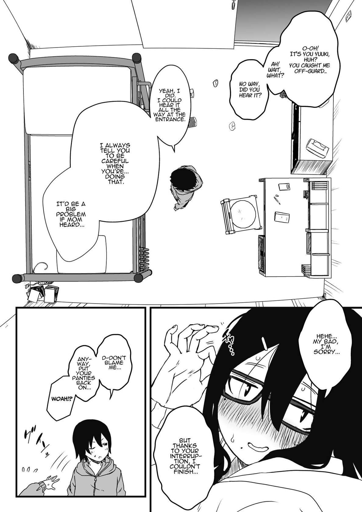 [Senaka] Kodomobeya Onee-chan | Sharing A Room With My Sister [English] [ADTL]